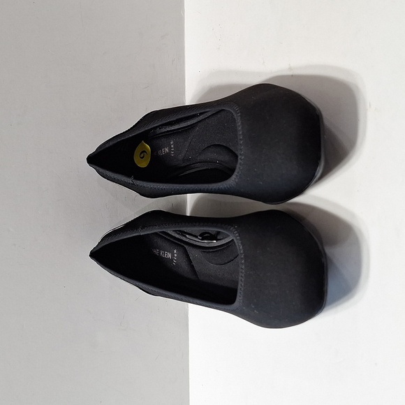 Anne Klein NEW iFlex Black Classic Preppy Capsule Wedge Heel Shoes Size 9 - Picture 3 of 13